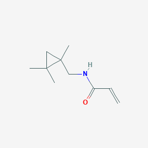 molecular formula C10H17NO B2422256 N-[(1,2,2-Trimethylcyclopropyl)methyl]prop-2-enamide CAS No. 2150681-57-3