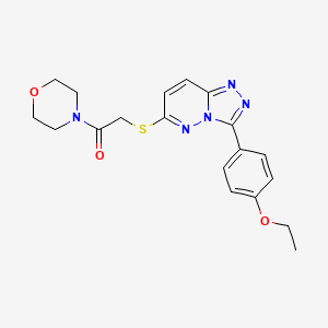2-((3-(4-Ethoxyphenyl)-[1,2,4]triazolo[4,3-b]pyridazin-6-yl)thio)-1-morpholinoethanone