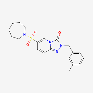 6-(azepan-1-ylsulfonyl)-2-(3-methylbenzyl)-[1,2,4]triazolo[4,3-a]pyridin-3(2H)-one