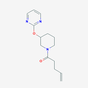 1-(3-(Pyrimidin-2-yloxy)piperidin-1-yl)pent-4-en-1-one