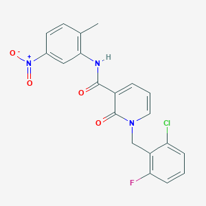 1-(2-chloro-6-fluorobenzyl)-N-(2-methyl-5-nitrophenyl)-2-oxo-1,2-dihydropyridine-3-carboxamide