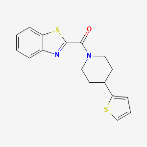 Benzo[d]thiazol-2-yl(4-(thiophen-2-yl)piperidin-1-yl)methanone