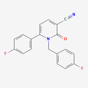 1-(4-Fluorobenzyl)-6-(4-fluorophenyl)-2-oxo-1,2-dihydro-3-pyridinecarbonitrile