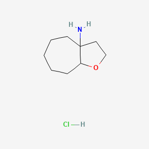 octahydro-2H-cyclohepta[b]furan-3a-amine hydrochloride