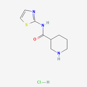 N-(1,3-Thiazol-2-yl)piperidine-3-carboxamide;hydrochloride