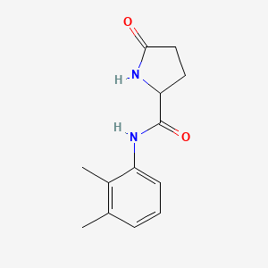 molecular formula C13H16N2O2 B2422309 N-(2,3-dimethylphenyl)-5-oxoprolinamide CAS No. 1048971-77-2