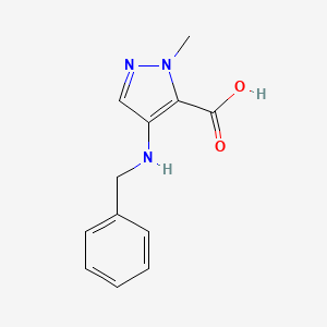 B2422310 4-(Benzylamino)-1-methyl-1H-pyrazole-5-carboxylic acid CAS No. 1006954-19-3