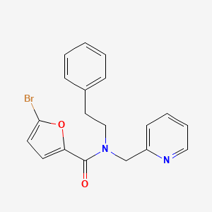 5-bromo-N-phenethyl-N-(pyridin-2-ylmethyl)furan-2-carboxamide