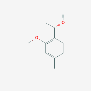 (1S)-1-(2-methoxy-4-methylphenyl)ethan-1-ol