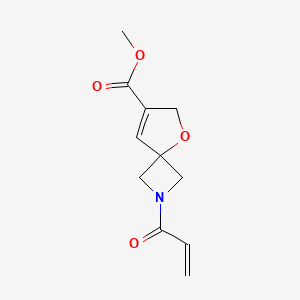 Methyl 2-prop-2-enoyl-5-oxa-2-azaspiro[3.4]oct-7-ene-7-carboxylate