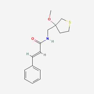 N-((3-methoxytetrahydrothiophen-3-yl)methyl)cinnamamide