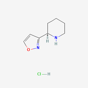 3-[(2R)-Piperidin-2-yl]-1,2-oxazole;hydrochloride