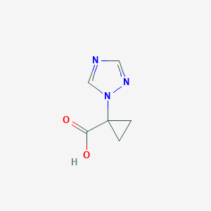 1-(1H-1,2,4-Triazol-1-yl)cyclopropane-1-carboxylic acid