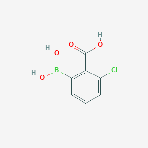 2-Chloro-6-(dihydroxyboranyl)benzoic acid