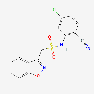 1-(benzo[d]isoxazol-3-yl)-N-(5-chloro-2-cyanophenyl)methanesulfonamide