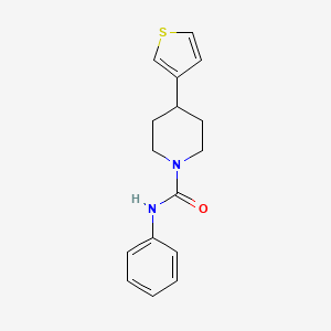 N-phenyl-4-(thiophen-3-yl)piperidine-1-carboxamide