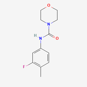 molecular formula C12H15FN2O2 B2422471 N-(3-fluoro-4-methylphenyl)morpholine-4-carboxamide CAS No. 1024261-89-9
