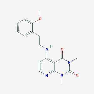 5-((2-methoxyphenethyl)amino)-1,3-dimethylpyrido[2,3-d]pyrimidine-2,4(1H,3H)-dione