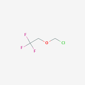 molecular formula C3H4ClF3O B2422516 2-(Chloromethoxy)-1,1,1-trifluoroethane CAS No. 21937-47-3