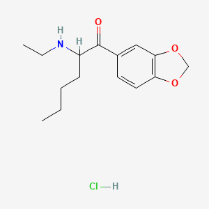 molecular formula C15H22ClNO3 B2422576 N-Ethyl Hexylone hydrochloride CAS No. 27912-41-0