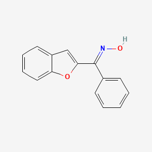 (E)-1-benzofuran-2-yl(phenyl)methanone oxime