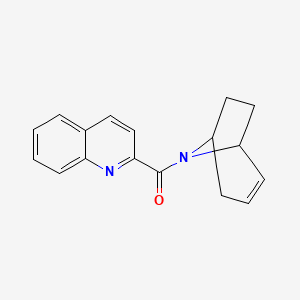 B2422624 (1R,5S)-8-azabicyclo[3.2.1]oct-2-en-8-yl(quinolin-2-yl)methanone CAS No. 1797096-76-4