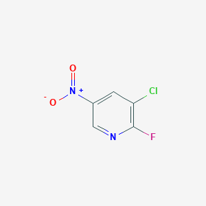 molecular formula C5H2ClFN2O2 B2422742 3-Chloro-2-fluoro-5-nitropyridine CAS No. 1805456-19-2