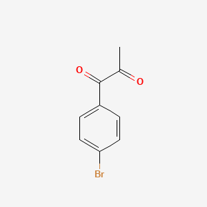 molecular formula C9H7BrO2 B2422763 1-(4-Bromophenyl)propane-1,2-dione CAS No. 10557-20-7