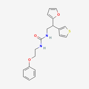 3-[2-(Furan-2-yl)-2-(thiophen-3-yl)ethyl]-1-(2-phenoxyethyl)urea