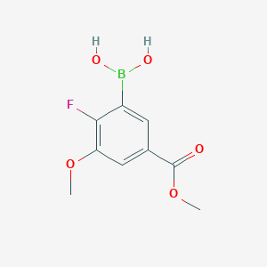 2-Fluoro-3-methoxy-5-(methoxycarbonyl)phenylboronic acid