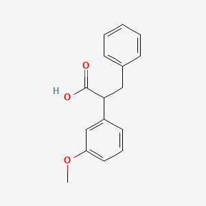 2-(3-Methoxyphenyl)-3-phenylpropanoic acid