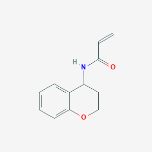 N-(3,4-dihydro-2H-1-benzopyran-4-yl)prop-2-enamide