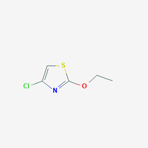 molecular formula C5H6ClNOS B2422851 4-Chloro-2-ethoxy-1,3-thiazole CAS No. 1549056-67-8