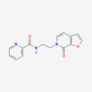 molecular formula C15H13N3O3 B2422892 N-(2-(7-oxofuro[2,3-c]pyridin-6(7H)-yl)ethyl)picolinamide CAS No. 2034323-40-3