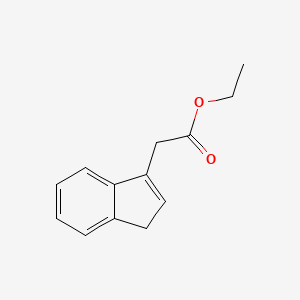 molecular formula C13H14O2 B2422921 ethyl 2-(1H-inden-3-yl)acetate CAS No. 4709-56-2