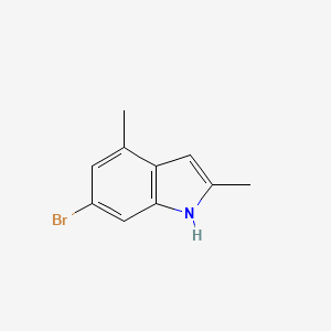 molecular formula C10H10BrN B2422926 6-bromo-2,4-dimethyl-1H-indole CAS No. 1427363-03-8