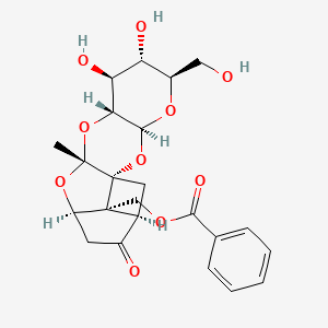 molecular formula C23H26O10 B2422995 Lactiflorin CAS No. 1361049-59-3