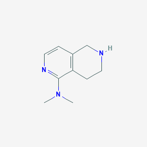 molecular formula C10H15N3 B2423021 N,N-Dimethyl-5,6,7,8-tetrahydro-2,6-naphthyridin-1-amine CAS No. 2225137-26-6