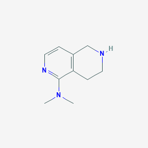 N,N-Dimethyl-5,6,7,8-tetrahydro-2,6-naphthyridin-1-amine