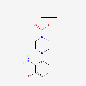 tert-Butyl 4-(2-amino-3-fluorophenyl)piperazine-1-carboxylate