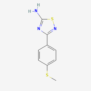 3-[4-(Methylsulfanyl)phenyl]-2,5-dihydro-1,2,4-thiadiazol-5-imine