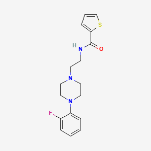 molecular formula C17H20FN3OS B2423171 N-(2-(4-(2-fluorophenyl)piperazin-1-yl)ethyl)thiophene-2-carboxamide CAS No. 1049417-63-1