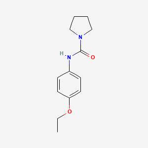 molecular formula C13H18N2O2 B2423194 N-(4-ethoxyphenyl)pyrrolidine-1-carboxamide CAS No. 36879-56-8