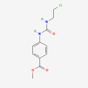 molecular formula C11H13ClN2O3 B2423450 Methyl 4-(3-(2-chloroethyl)ureido)benzoate CAS No. 380324-25-4