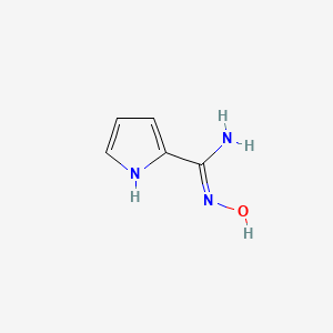 molecular formula C5H7N3O B2423524 Pyrrole-2-carboxamidoxime CAS No. 500024-85-1