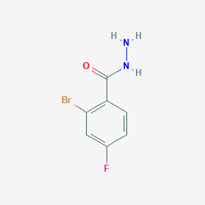 molecular formula C7H6BrFN2O B2423551 2-Bromo-4-fluorobenzohydrazide CAS No. 935657-73-1