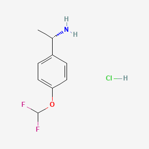 (S)-1-(4-(Difluoromethoxy)phenyl)ethan-1-amine hydrochloride