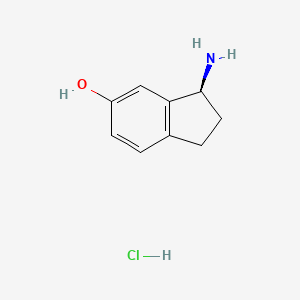 (3S)-3-amino-2,3-dihydro-1H-inden-5-ol hydrochloride
