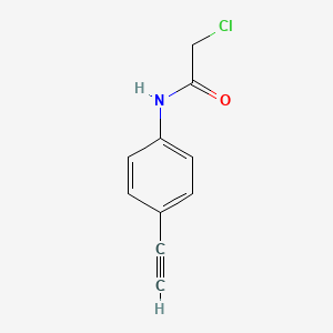 2-chloro-N-(4-ethynylphenyl)acetamide