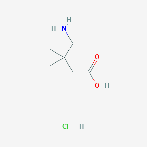 2-[1-(Aminomethyl)cyclopropyl]acetic acid hydrochloride